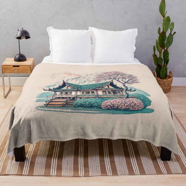 Item preview, Old Traditional Thailand house Baan Drawing designed and sold by Patricks-Art.