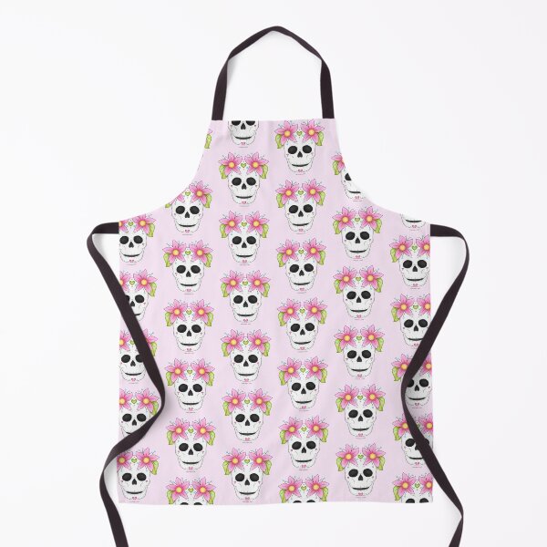 Item preview, Pink Decorated Flower Skull designed and sold by PancakeAndLoaf.