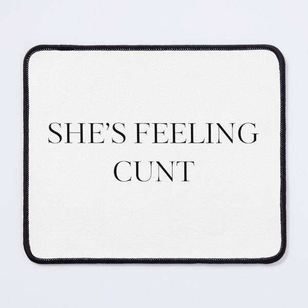 Item preview, She's Feeling Cunt Ayesha Erotica song lyrics cursed bold (white bg) designed and sold by jazables.