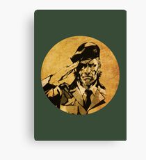 Big Boss (Metal Gear Solid) Canvas Print