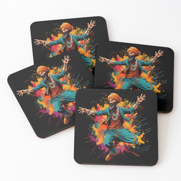 Artikelvorschau, Colourful Bhangra Dancer Art entworfen und verkauft von PioneerX1.