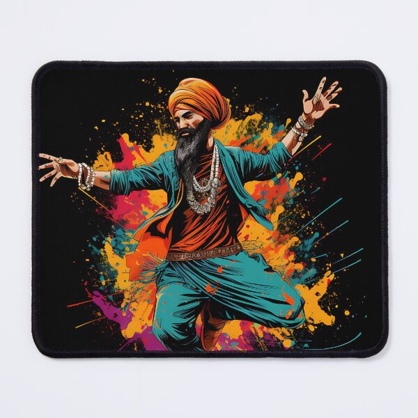 Artikelvorschau, Colourful Bhangra Dancer Art entworfen und verkauft von PioneerX1.