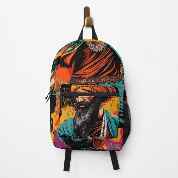 Item preview, Colourful Bhangra Dancer Art designed and sold by PioneerX1.