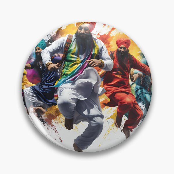 Artikelvorschau, Colourful Bhangra Dancers Art entworfen und verkauft von PioneerX1.