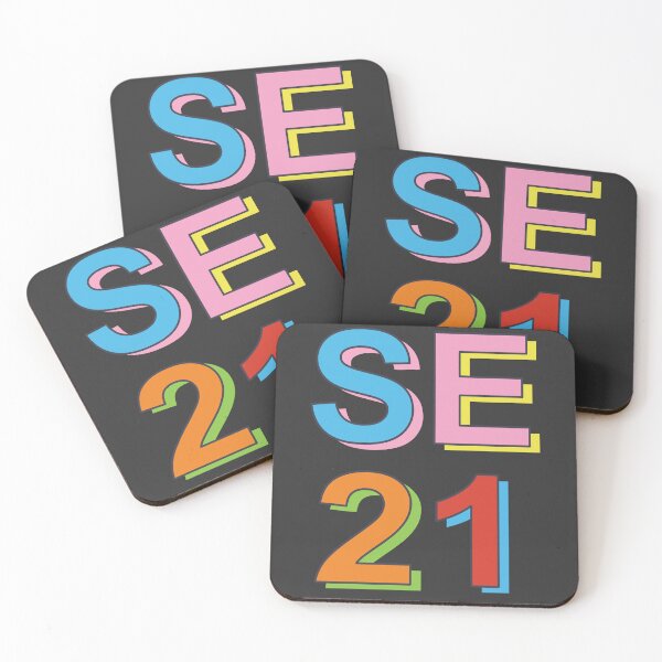 Item preview, SE21 London Postcode Typography Gift designed and sold by eccrafted.