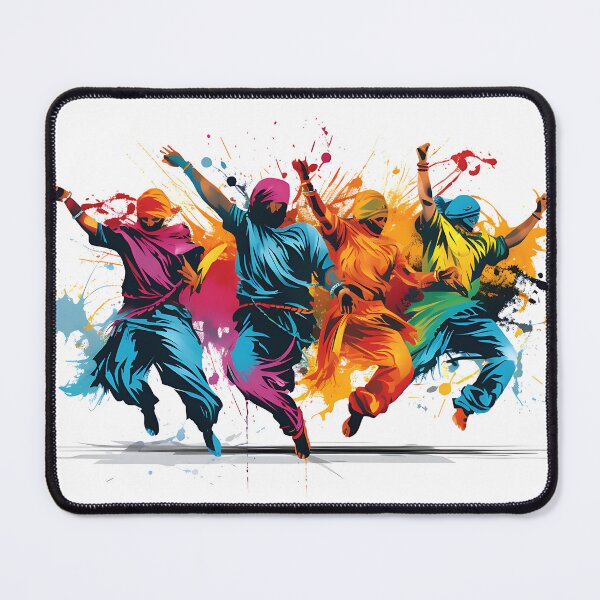 Artikelvorschau, Colourful Bhangra Dancers Art entworfen und verkauft von PioneerX1.