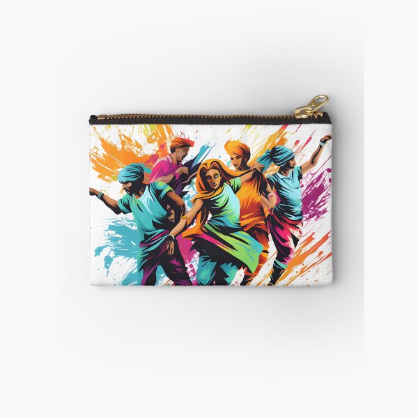Item preview, Colourful Bhangra Dancers Art designed and sold by PioneerX1.
