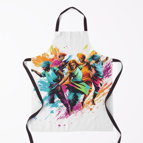 Item preview, Colourful Bhangra Dancers Art designed and sold by PioneerX1.