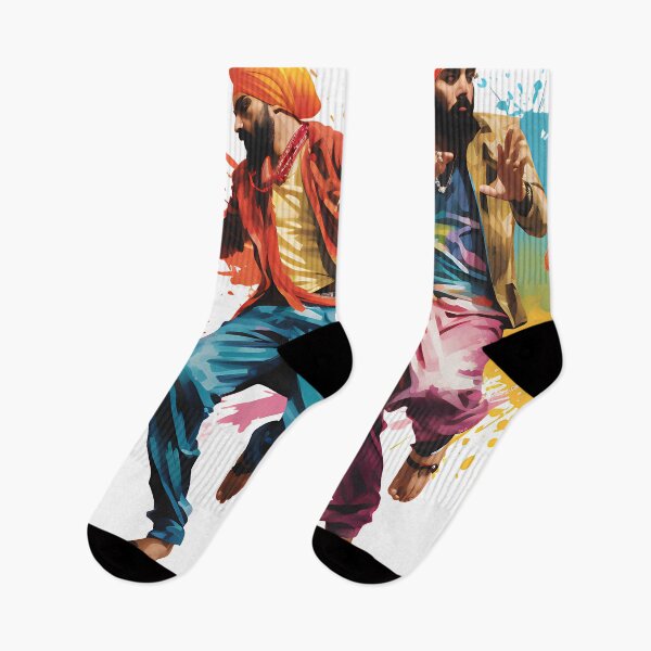 Item preview, Colourful Bhangra Dancers Art designed and sold by PioneerX1.