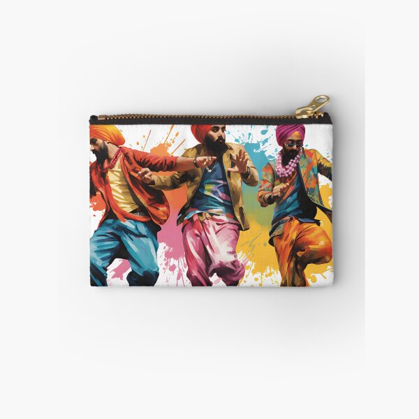 Item preview, Colourful Bhangra Dancers Art designed and sold by PioneerX1.
