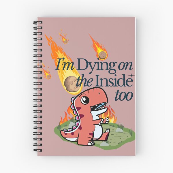 Item preview, Little Dino Dying on the Inside designed and sold by Quillandthread.