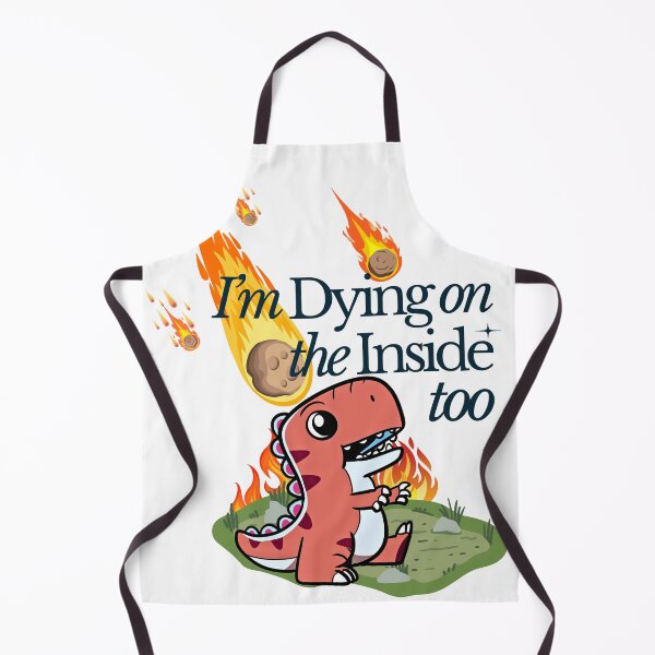 Item preview, Little Dino Dying on the Inside designed and sold by Quillandthread.