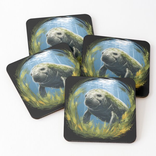 Item preview, Graceful Manatee surrounded by Sea Grass designed and sold by SandbarTees.