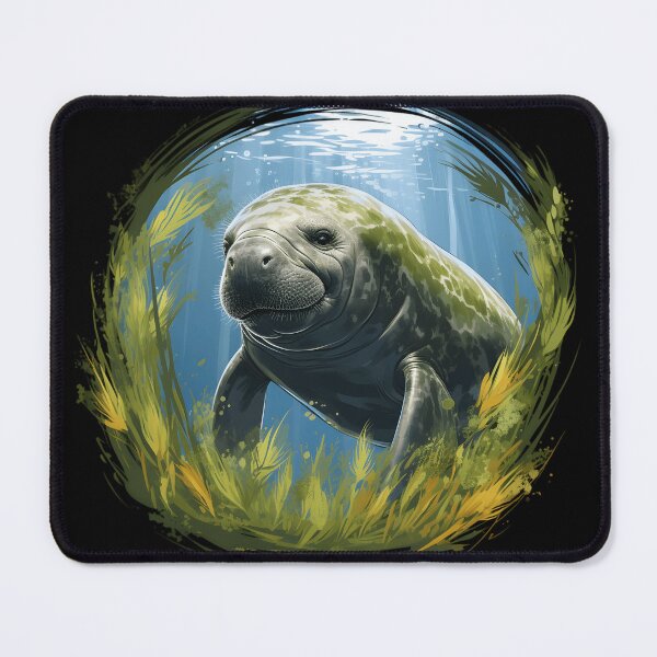 Item preview, Graceful Manatee surrounded by Sea Grass designed and sold by SandbarTees.