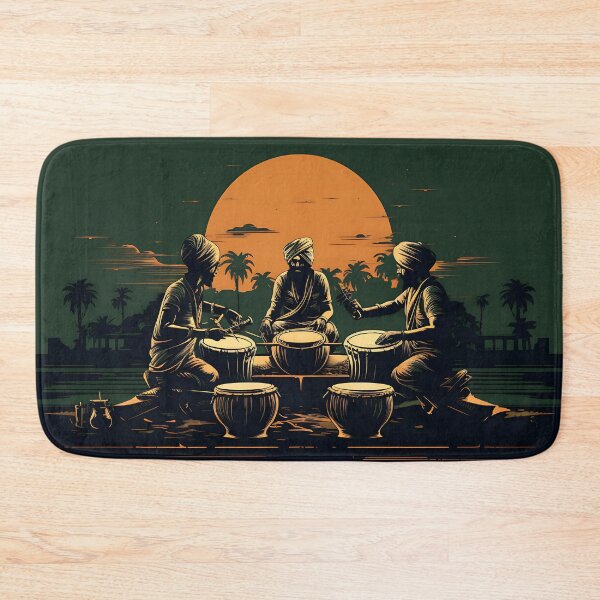 Item preview, Punjabi Bhangra Dhol Players Night Time designed and sold by PioneerX1.