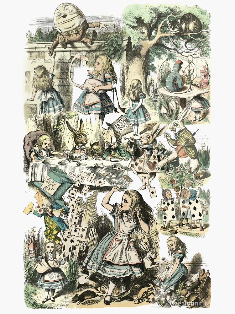 Vintage Alice in Wonderland / Birthday Vintage Alice in