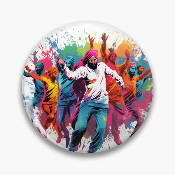 Artikelvorschau, Colourful Bhangra Dancers Art entworfen und verkauft von PioneerX1.