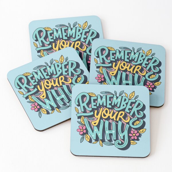Item preview, Remember Your Why Inspirational Motivational Quote designed and sold by Art-Jiyuu.