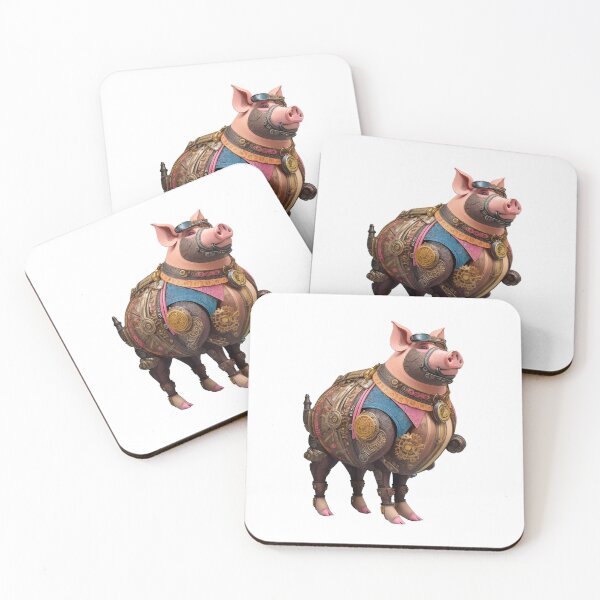 Item preview, Steampunk Animal - Pig Royalty designed and sold by Two Seven.