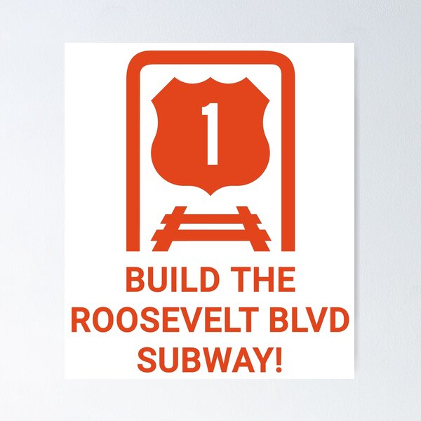 Item preview, Build the Roosevelt Blvd Subway! designed and sold by 5thsq.
