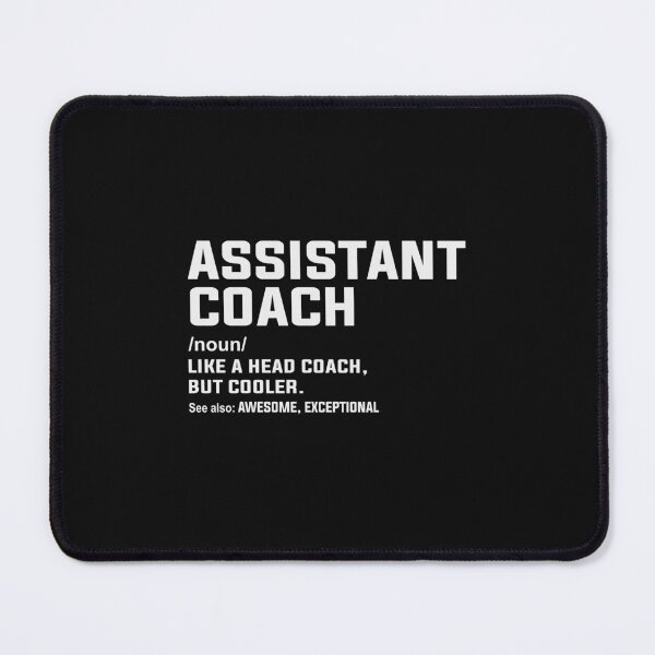 Item preview, Assistant Coach Definition Sports Funny designed and sold by cidolopez.