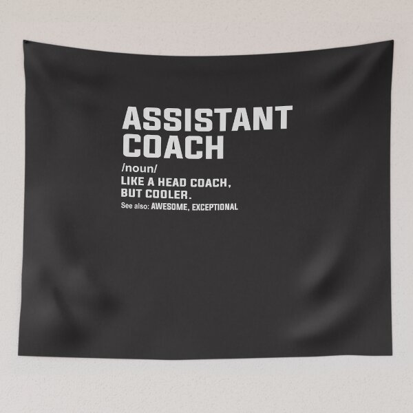 Item preview, Assistant Coach Definition Sports Funny designed and sold by cidolopez.