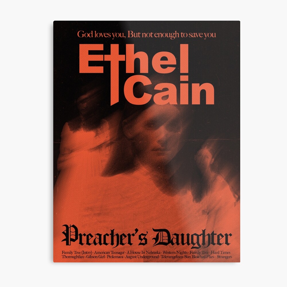 Preacher's Daughter (Ethel Cain) Poster for Sale by downmylvngs | Redbubble