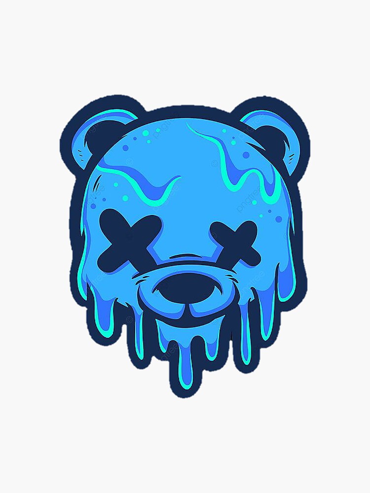 Blue Bear - Sticker