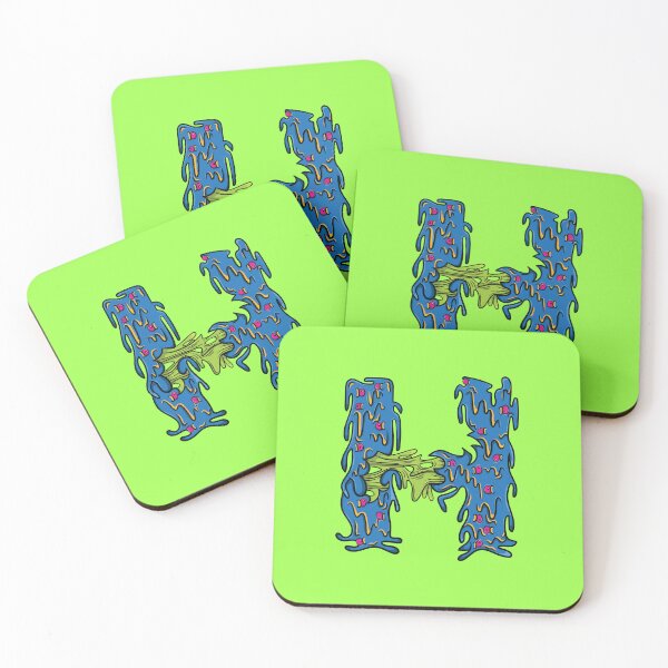Artikelvorschau, Alphabet-H-Monster-Design-Illustration entworfen und verkauft von Cosmodoody.