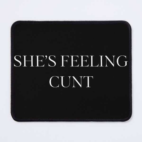 Item preview, She's Feeling Cunt Ayesha Erotica song lyrics cursed bold (black bg) designed and sold by jazables.