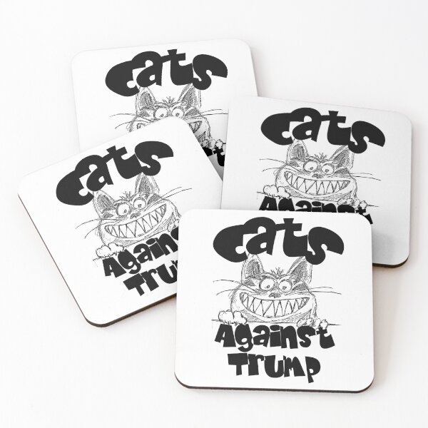 Item preview, Cats Against Trump A Creepy Cat Anti Furry designed and sold by Sonatablue.