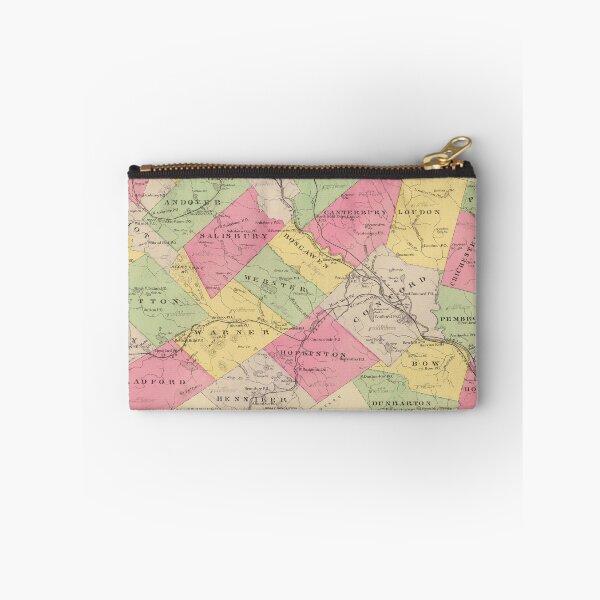 Item preview, Vintage Map of Merrimack County NH (1892) designed and sold by BravuraMedia.