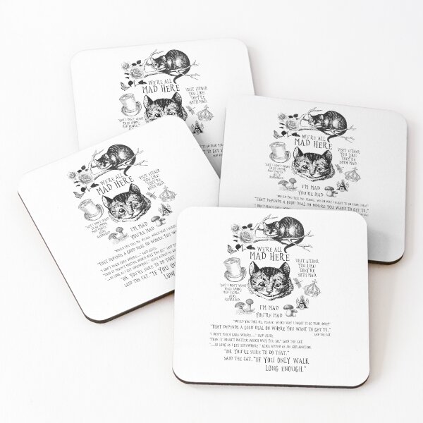 Item preview, Alice in Wonderland Shirt #101W Black & White Series - Cheshire Cat Gifts, Vintage Illustration Tee Mother's Day, Unbirthday Party Tshirt designed and sold by AcesInfinity.