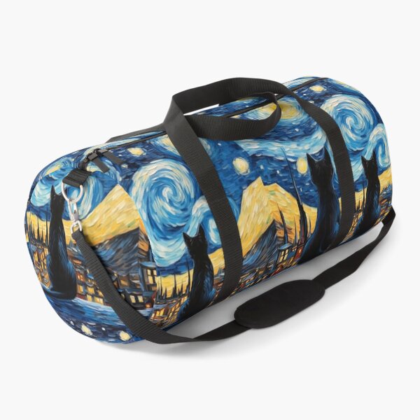 Item preview, Cat Van gogh Inspired Starry Night Painting for Van gogh Lovers designed and sold by Vangoholic.