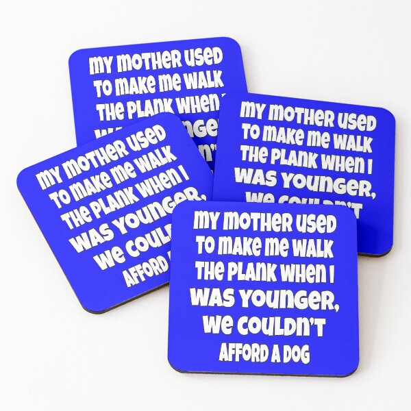 Item preview, Senior Citizen Funny Humor My Mother Used To Make Me Walk The Plank When I Was Younger designed and sold by fantasticdesign.