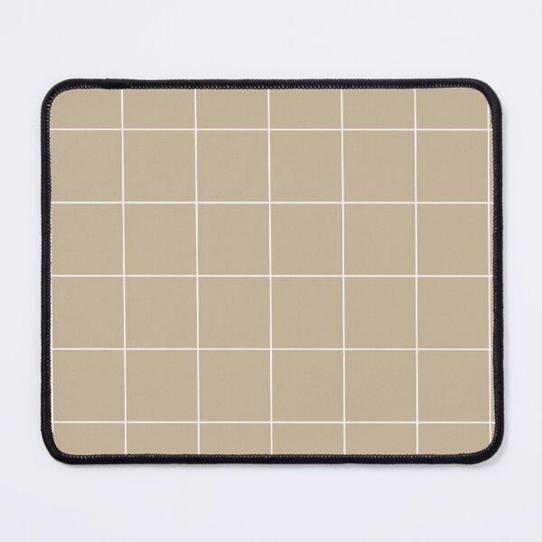 Item preview, Windowpane Check Grid Large (tan/white) designed and sold by Design Minds Boutique.