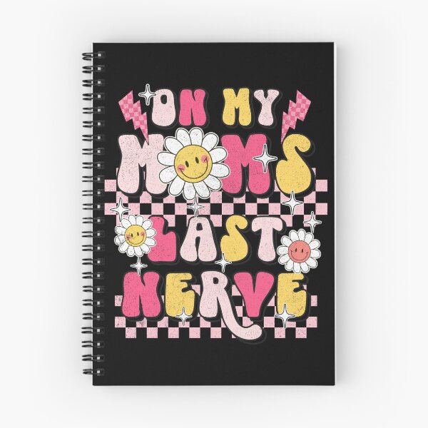 Item preview, On My Moms Last Nerve Funny Mother's Day Groovy Mom Quote designed and sold by teeteeworld.