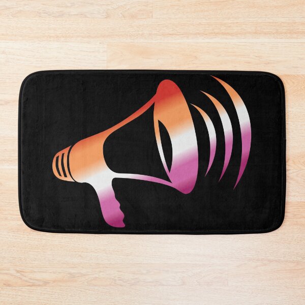 Item preview, Megaphone Lesbian Pride designed and sold by TheirChoice.