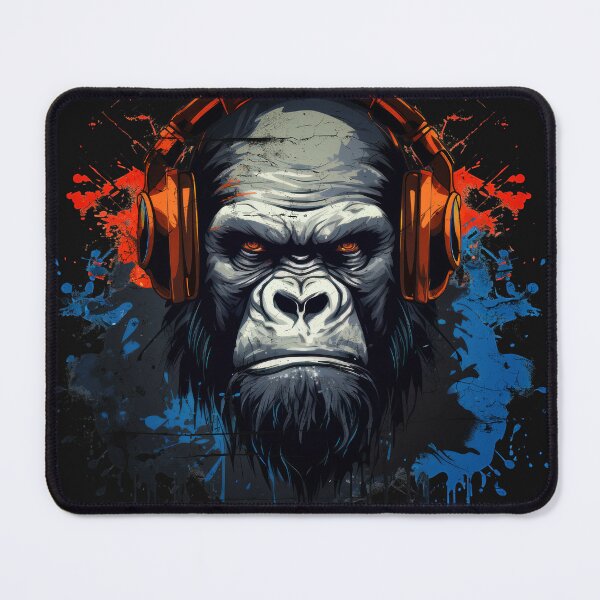 Item preview, Gorilla with Headphones designed and sold by BoomGraf.