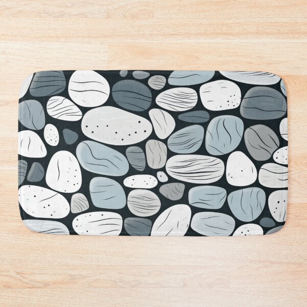 Item preview, Colorful stones white gray black ornaments designed and sold by G-M-Designs.