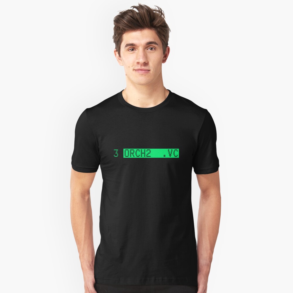 The Fairlight CMI's famous orchestra hit (stab): ORCH2 Slim Fit T-Shirt