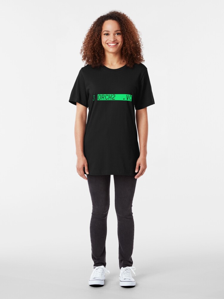 Alternate view of The Fairlight CMI's famous orchestra hit (stab): ORCH2 Slim Fit T-Shirt