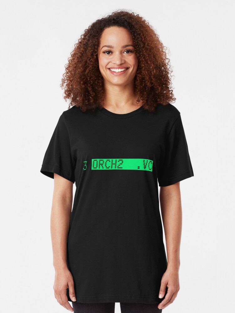 Alternate view of The Fairlight CMI's famous orchestra hit (stab): ORCH2 Slim Fit T-Shirt