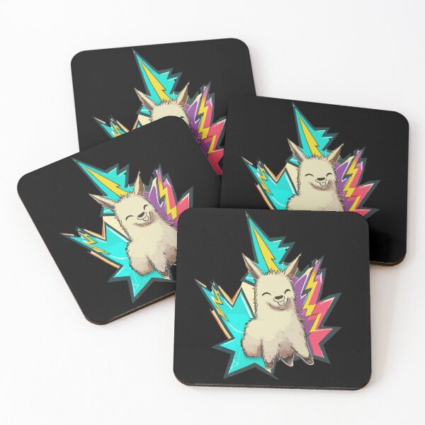 Item preview, Cute abstract street art graffiti thunder lama designed and sold by TomFrontierArt.