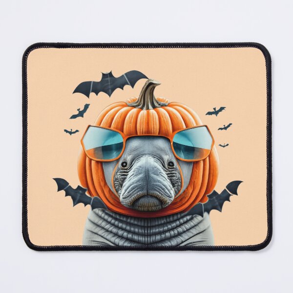 Item preview, Manatee Pumpkin Head - Funny Halloween Shirt designed and sold by SandbarTees.