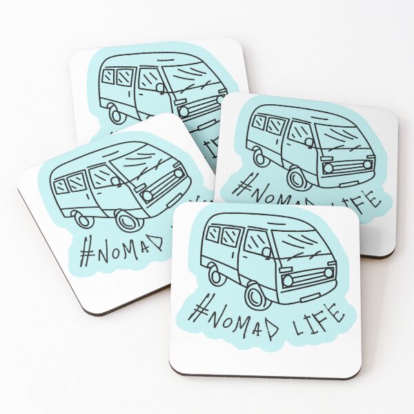 Item preview, # NOMAD LIFE Vanlife Buslife Nomad Road Trip Sticker designed and sold by SandriaSays.