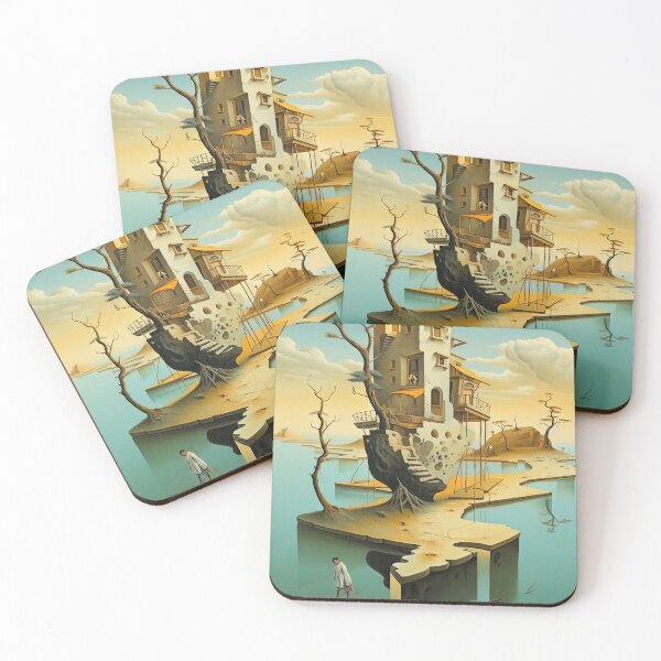 Item preview, The Floating Homestead: A Surreal Mirage designed and sold by Mullet Monkey.