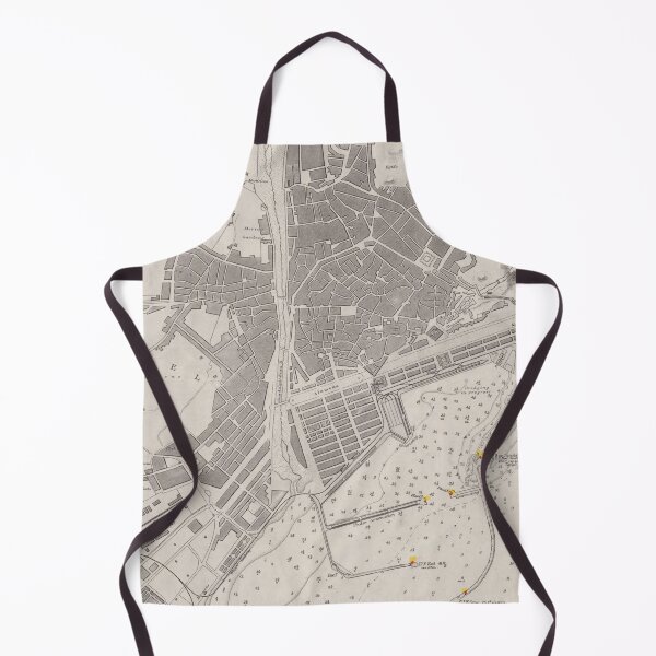 Item preview, Port of Malaga Spain (1875) designed and sold by BravuraMedia.