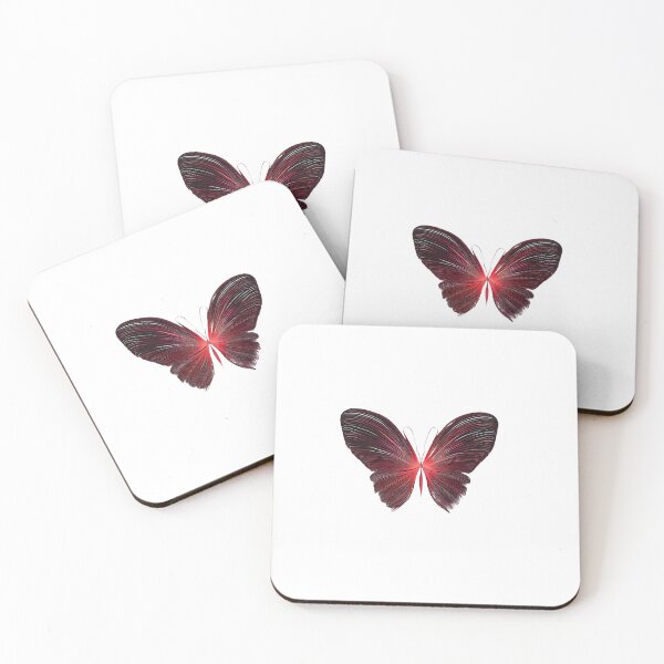 Item preview, "Red Butterfly Sticker - The Power and Elegance of Nature" designed and sold by shineslush.