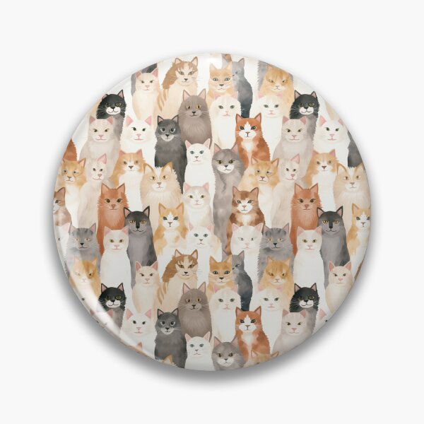 Item preview, Watercolor Cats designed and sold by VintageFlorals.